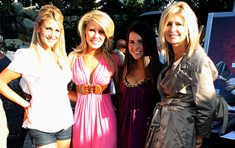 Gretchen Rossi, with the gals of RHoOC.