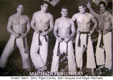John, Rigan, Carlos, Jean Jaques and Roger Machado