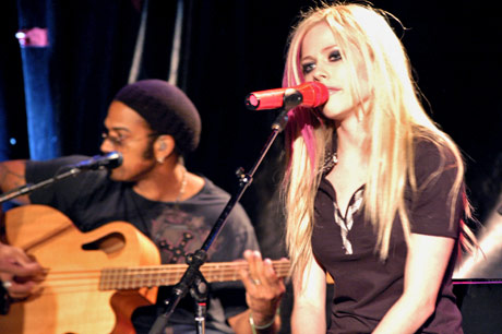 Avril Lavigne. Avril in Town. Avril will play at the Honda Center in Anaheim 