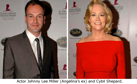 Johnny Lee Miller Cybil Shepard The funfilled evening featured an elegant