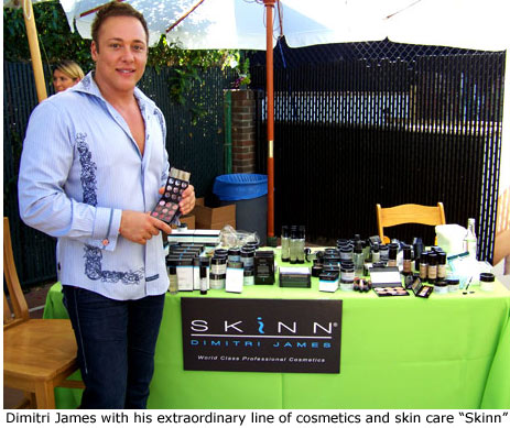 Dimitri James and his fabulous cosmetics line, SKINN