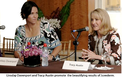 Two Tennis stars team up for Juvederm and healthy skin