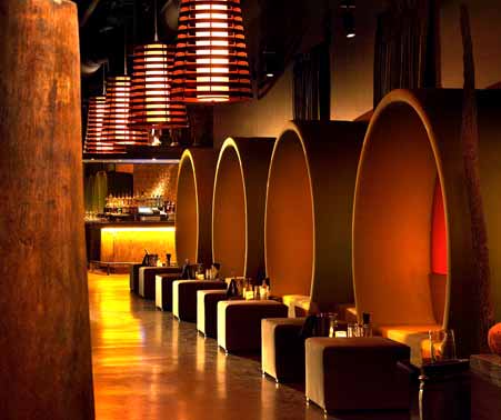 Booths at Tao.