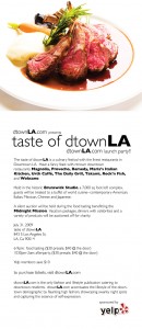 dtownLA Launch Party featuring the Taste of DtownLA