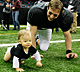 Drew Brees and baby