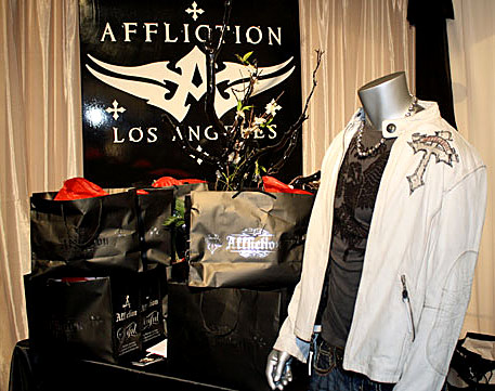 Affliction featured thier new line, "Sinful".