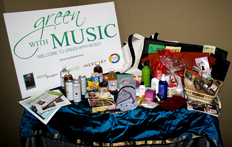 Green With Music Gift Bag.
