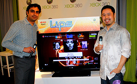 XBox's Prashant Bhatia and Lips creator Keiichi Yano.