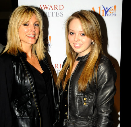 Marla Maples and daughter Tiffany Trump stopped by and loved all the healthy goodies.