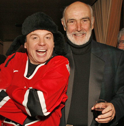 Mike Myers, Sean Connery at Dressed To Kilt