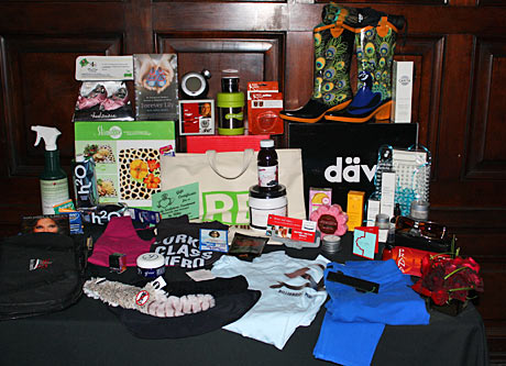 Just some of the items in the Distinctive Assets Gift Bag.