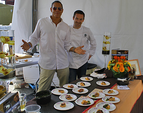 BLT Managing partner Brad Johnson, Chef de Cuisine Brian Moyers.