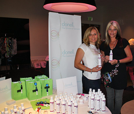 Donnell skincare and body products.