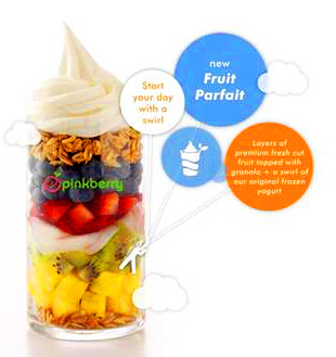 The new Pinkberry Parfait for summer.