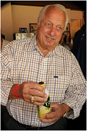 Dodger's manager Tommy Lasorda enjoyed the suite and was true to form.