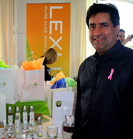 Founder Dr. Ahmed Abdullah and his revolutionary aloe based skin care line Lexli. 