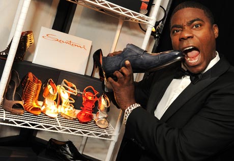 Tracy Morgan goes crazy for Santoni Shoes!