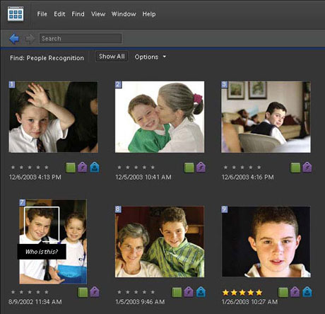 Photoshop People Recognition tool in Elements 8