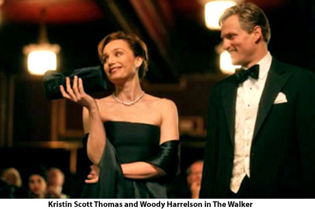 Kristin Scott Thomas and Woody Harrelson in The Walker
