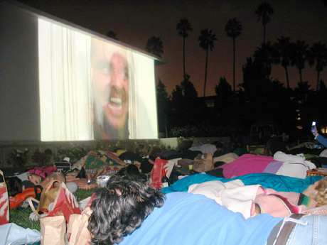 The Shining Screening at the Halloween Forever Cemetery