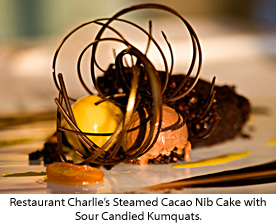 Dessert at Restaurant Charlie