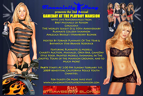 Financially Hung's 2nd Annual Game Day at the Playboy Mansion