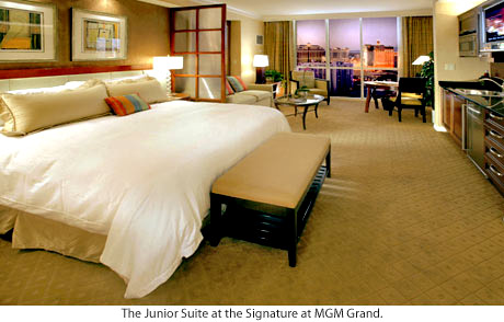 The luxurious Junior suite at The Signature