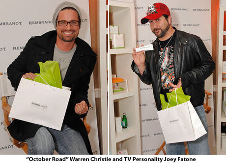 Warren Christie, Joey Fatone Warren Christie, Joey Fatone