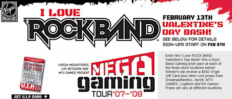 Rock Band Tournament, Virgin Megastore