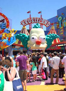 The Simpsons ride at Universal Studios Hollywood