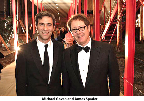 Michael Govan and James Spader