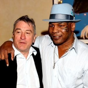 Robert De Niro and Mike Tyson at the AGO Opening