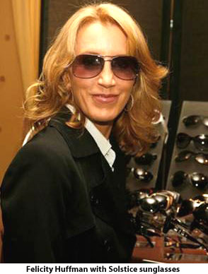Felicity Huffman with Solstice Sunglasses