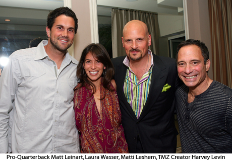 Matt Leinart, Laura Wasser, Matti Lesheim, Harvey Levin