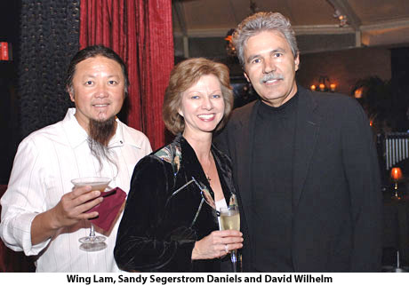 Wing Lam, Sandy Segerstrom Daniels and David Wilhelm