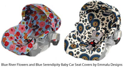 Stylish Car Seat Covers by EmmaLu Designs.