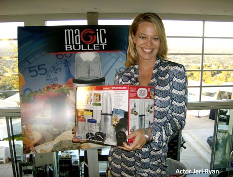 Jeri Ryan with the Magic Bullet