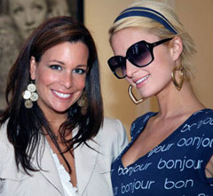 Kate Somerville and Paris Hilton