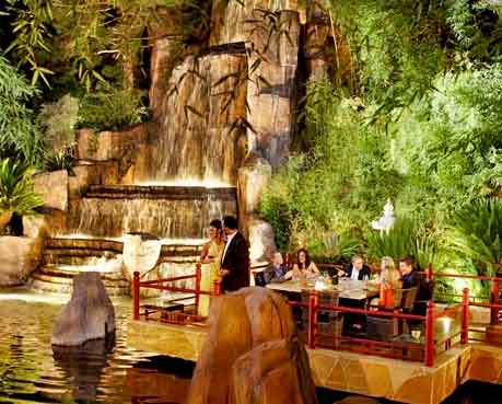 Pagota table at Okada at the Wynn Las Vegas Pagota table at Okada at the Wynn Las Vegas