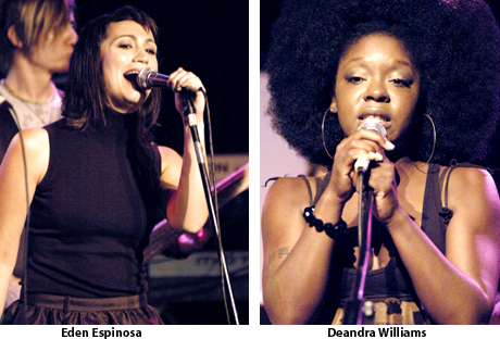 Eden Espinosa and Deandra Williams of The Existents