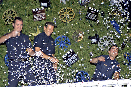 Firefighters at the Universal Hollywood Tree Lighting Firefighters at the Universal Hollywood Tree Lighting