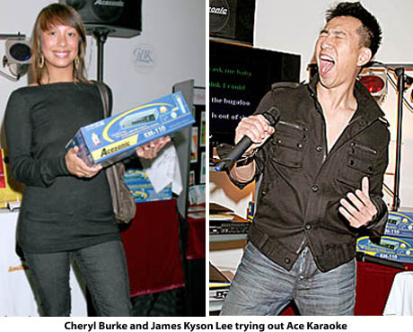 Cheryl Burke, James Kyson Lee, Ace Karaoke