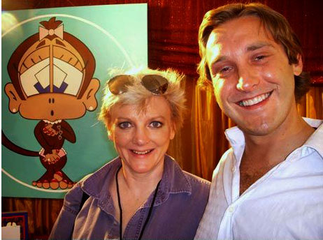 Travis with Allison Arngrim of Little House of the Prarie at the TV Land Awards.