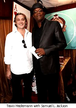 Travis Hedemann with Samuel L. Jackson