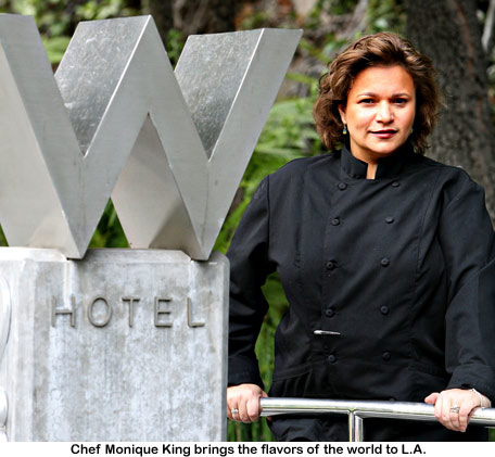 Chef Monique King at NINETHIRTY at the W Hotel