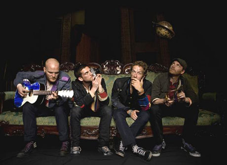 Coldplay group shot