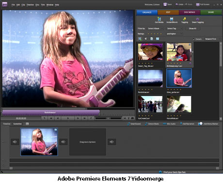 Adobe Premiere Elements 7 Videomerge