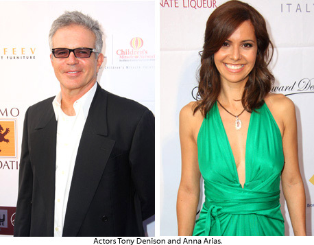 Actors Tony Denison and Anna Arias