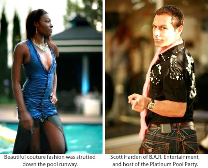 Scott Harden hosted the runway shows for this season's swimmwear and summer wear.