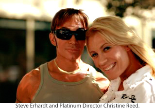 Steve Erhardt and Platinum Director Christine Reed